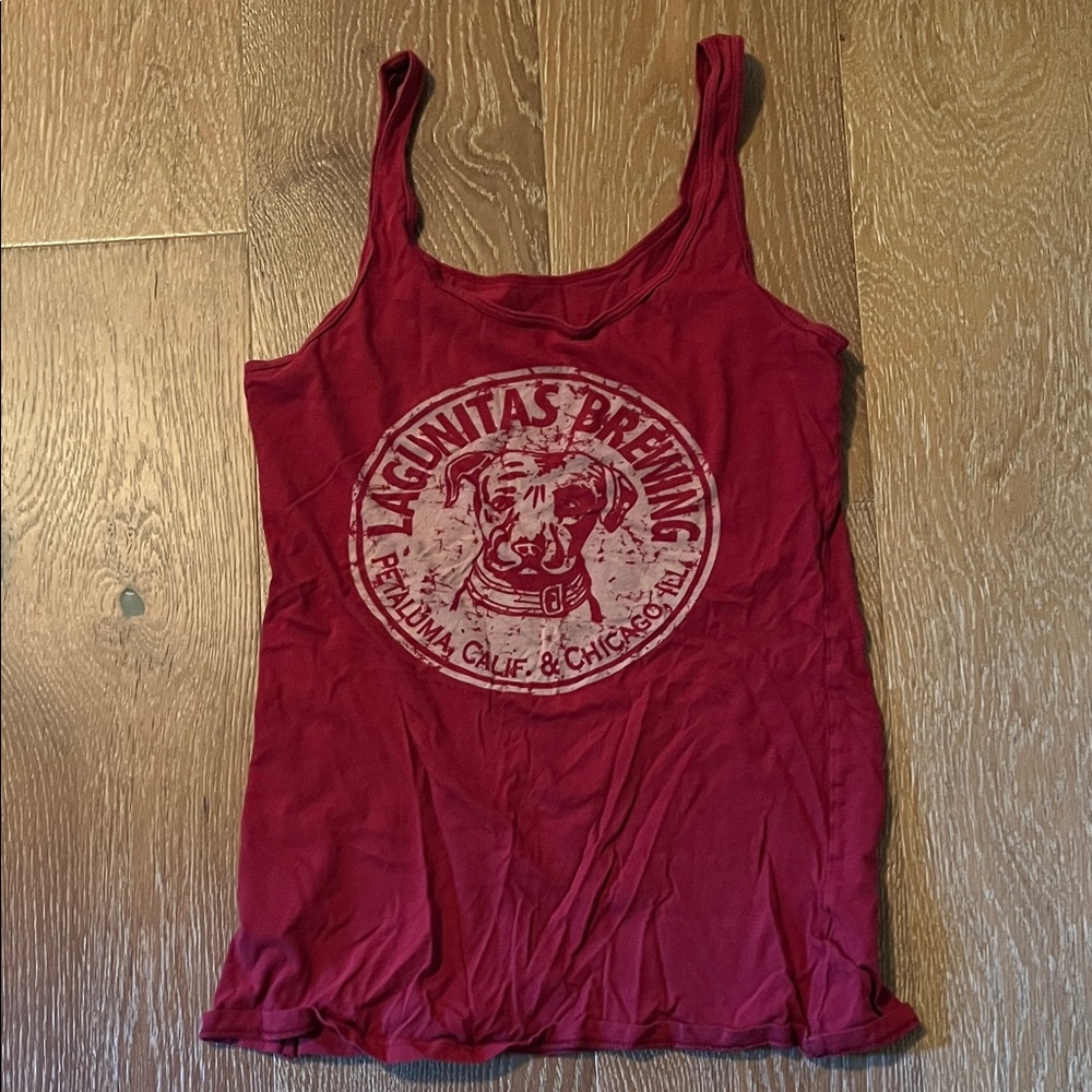 Red Lagunitas Brewing Women's Tank Top